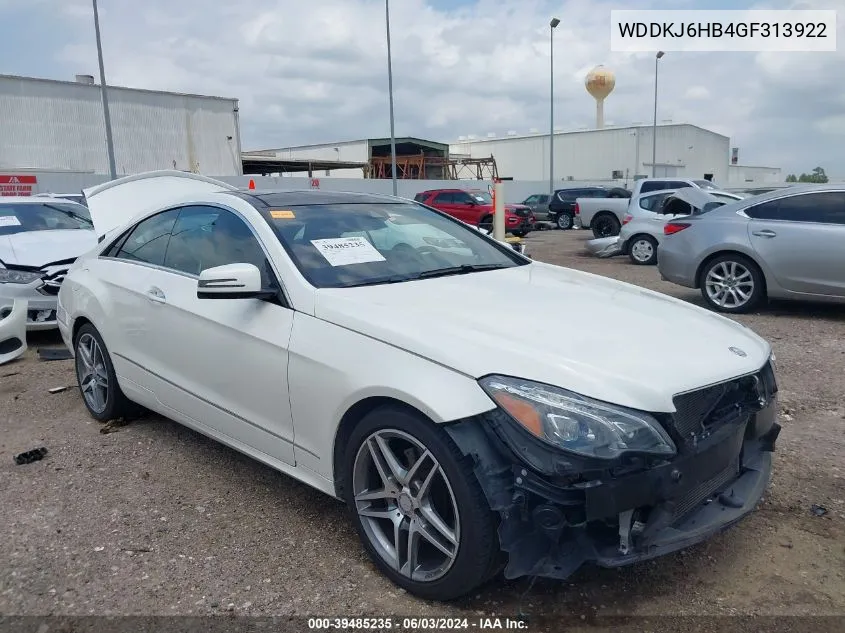 2016 Mercedes-Benz E 400 4Matic VIN: WDDKJ6HB4GF313922 Lot: 39485235