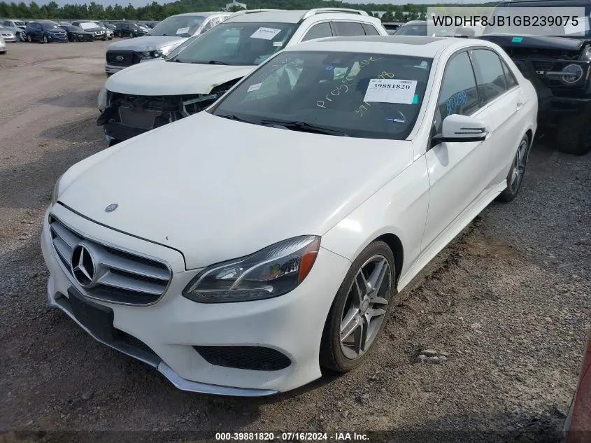 2016 Mercedes-Benz E 350 4Matic VIN: WDDHF8JB1GB239075 Lot: 39881820