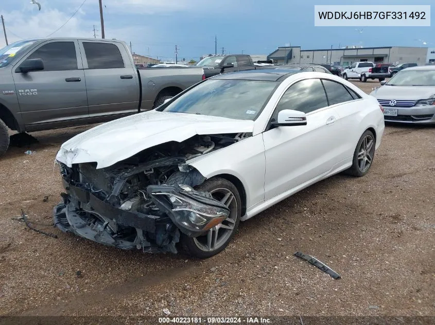 2016 Mercedes-Benz E 400 4Matic VIN: WDDKJ6HB7GF331492 Lot: 40223181