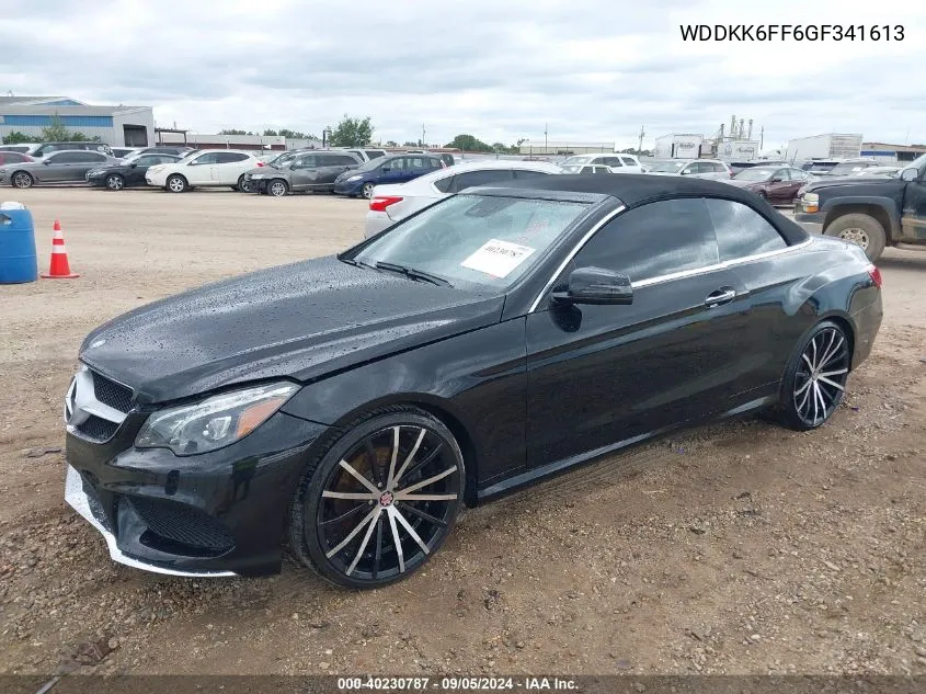 2016 Mercedes-Benz E 400 VIN: WDDKK6FF6GF341613 Lot: 40230787