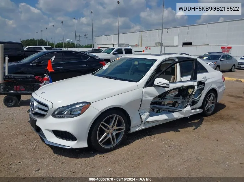 WDDHF5KB9GB218522 2016 Mercedes-Benz E 350