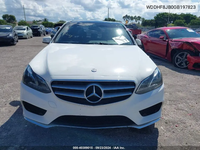 2016 Mercedes-Benz E 350 4Matic VIN: WDDHF8JB0GB197823 Lot: 40389015