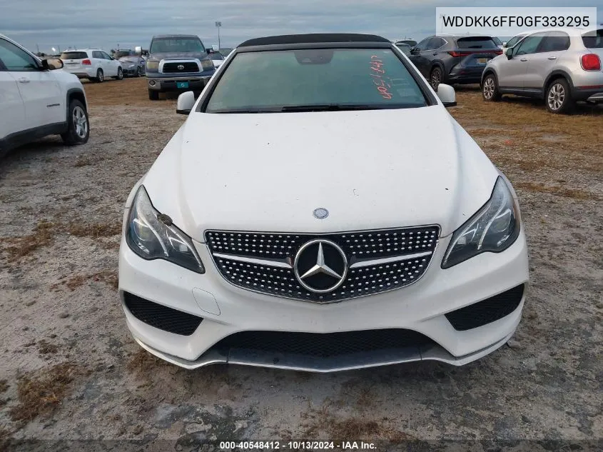 2016 Mercedes-Benz E 400 400 VIN: WDDKK6FF0GF333295 Lot: 40548412