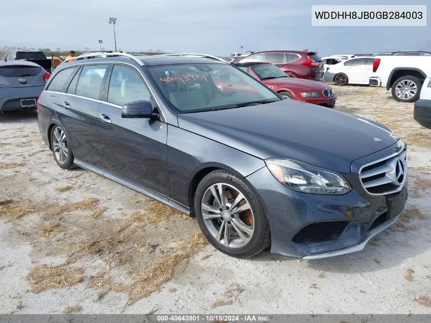 2016 Mercedes-Benz E 350 4Matic VIN: WDDHH8JB0GB284003 Lot: 40643901