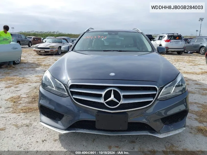 2016 Mercedes-Benz E 350 4Matic VIN: WDDHH8JB0GB284003 Lot: 40643901