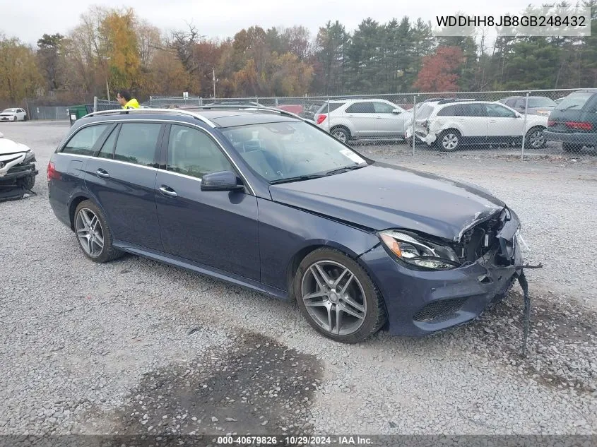 2016 Mercedes-Benz E 350 4Matic VIN: WDDHH8JB8GB248432 Lot: 40679826