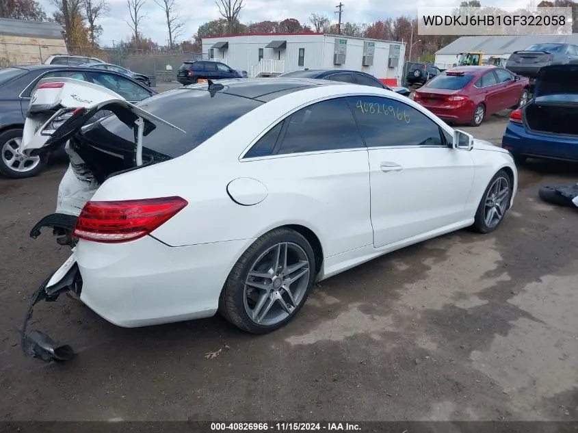 WDDKJ6HB1GF322058 2016 Mercedes-Benz E 400 4Matic