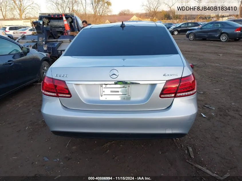 2016 Mercedes-Benz E 350 4Matic VIN: WDDHF8JB4GB183410 Lot: 40886994