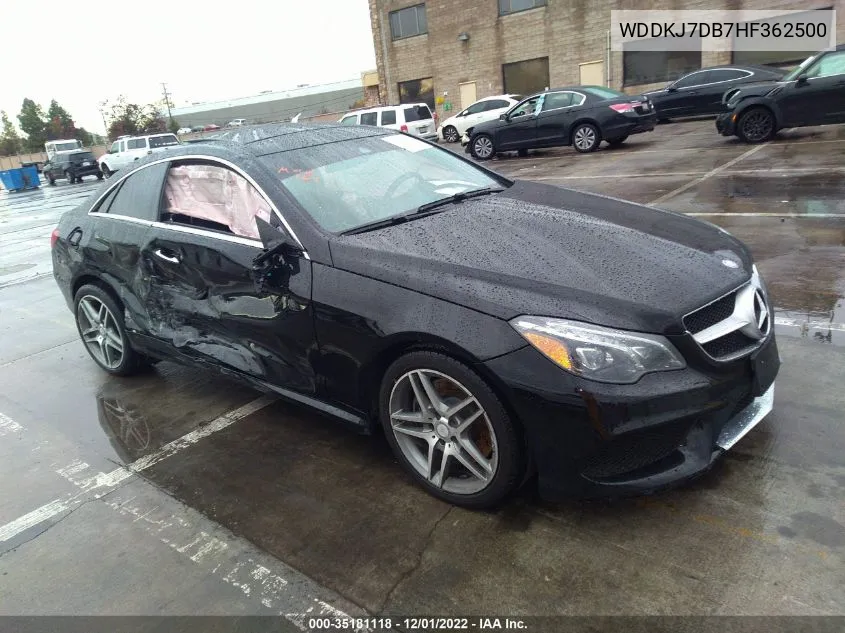 2017 Mercedes-Benz E 550 VIN: WDDKJ7DB7HF362500 Lot: 35181118