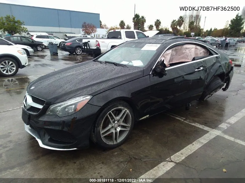 2017 Mercedes-Benz E 550 VIN: WDDKJ7DB7HF362500 Lot: 35181118