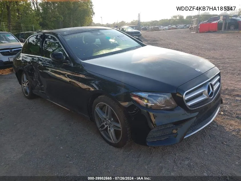 2017 Mercedes-Benz E 300 300 4Matic VIN: WDDZF4KB7HA185347 Lot: 39952665