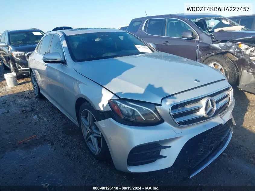 2017 Mercedes-Benz E 300 4Matic VIN: WDDZF4KB6HA227457 Lot: 40126118