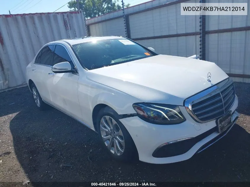 2017 Mercedes-Benz E 300 4Matic VIN: WDDZF4KB7HA212014 Lot: 40421846