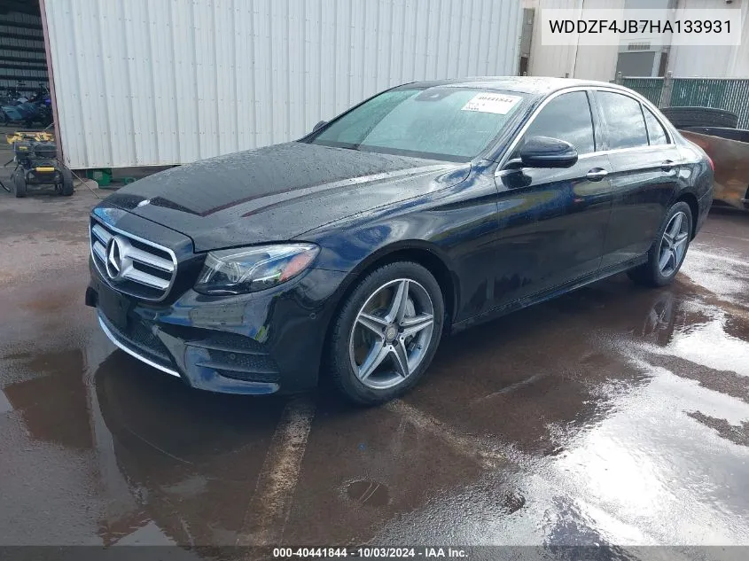 2017 Mercedes-Benz E 300 VIN: WDDZF4JB7HA133931 Lot: 40441844