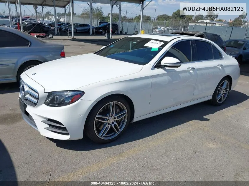 2017 Mercedes-Benz E 300 VIN: WDDZF4JB5HA082123 Lot: 40484323