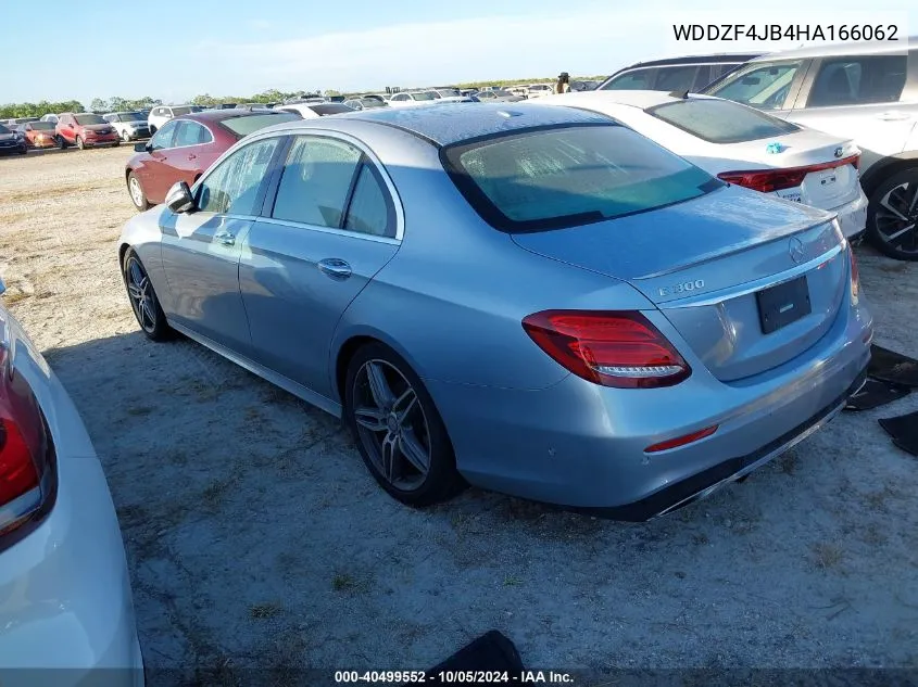 2017 Mercedes-Benz E 300 VIN: WDDZF4JB4HA166062 Lot: 40499552