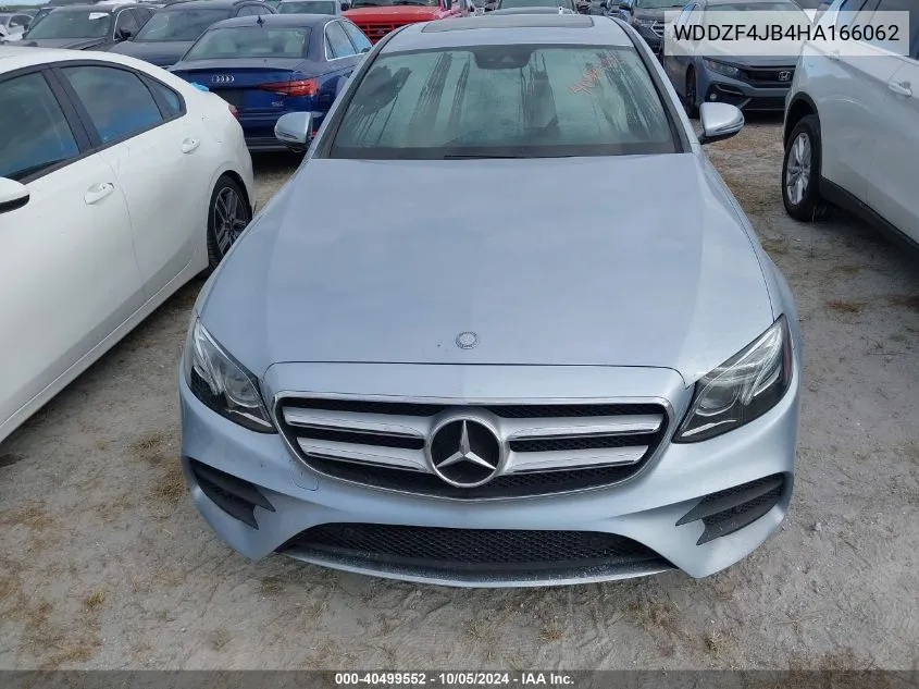 2017 Mercedes-Benz E 300 VIN: WDDZF4JB4HA166062 Lot: 40499552