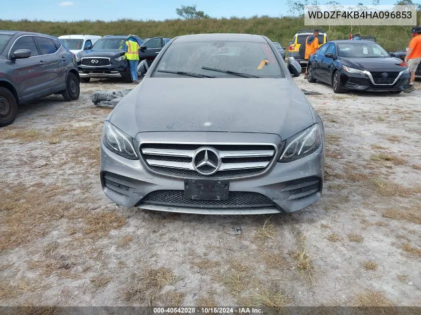 2017 Mercedes-Benz E 300 4Matic VIN: WDDZF4KB4HA096853 Lot: 40542028