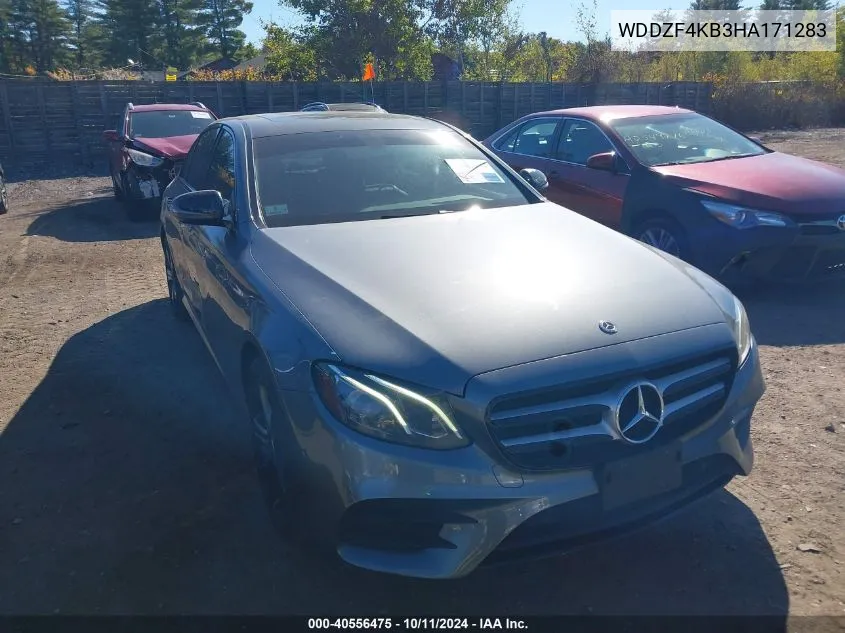 2017 Mercedes-Benz E 300 4Matic VIN: WDDZF4KB3HA171283 Lot: 40556475