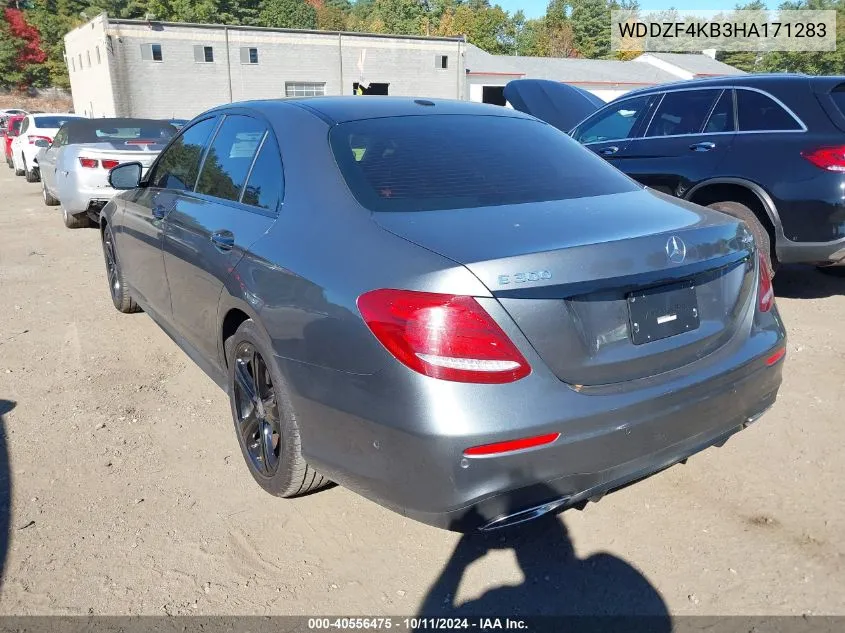 2017 Mercedes-Benz E 300 4Matic VIN: WDDZF4KB3HA171283 Lot: 40556475