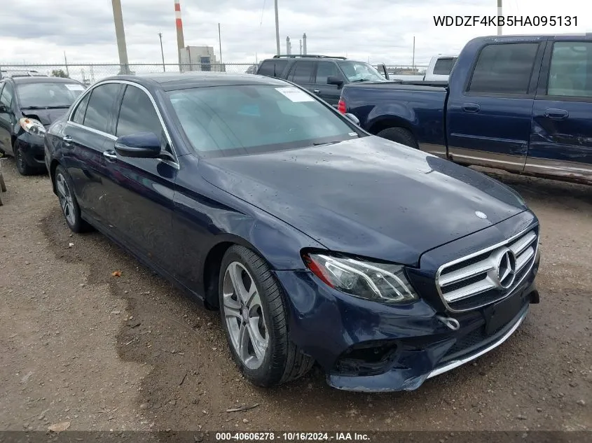 2017 Mercedes-Benz E 300 4Matic VIN: WDDZF4KB5HA095131 Lot: 40606278