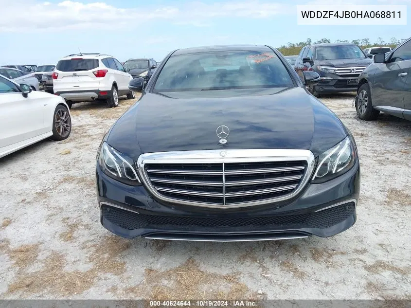 2017 Mercedes-Benz E 300 VIN: WDDZF4JB0HA068811 Lot: 40624644