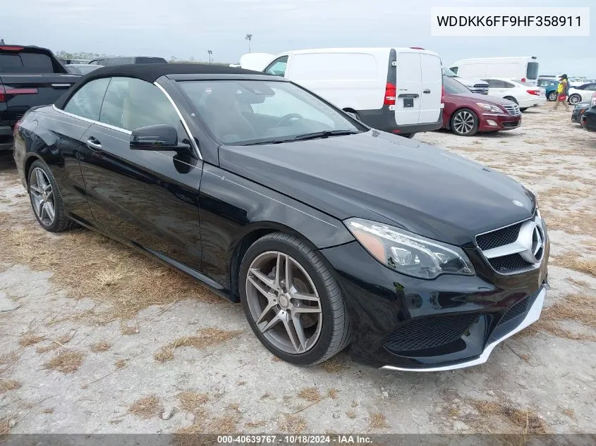 2017 Mercedes-Benz E 400 VIN: WDDKK6FF9HF358911 Lot: 40639767