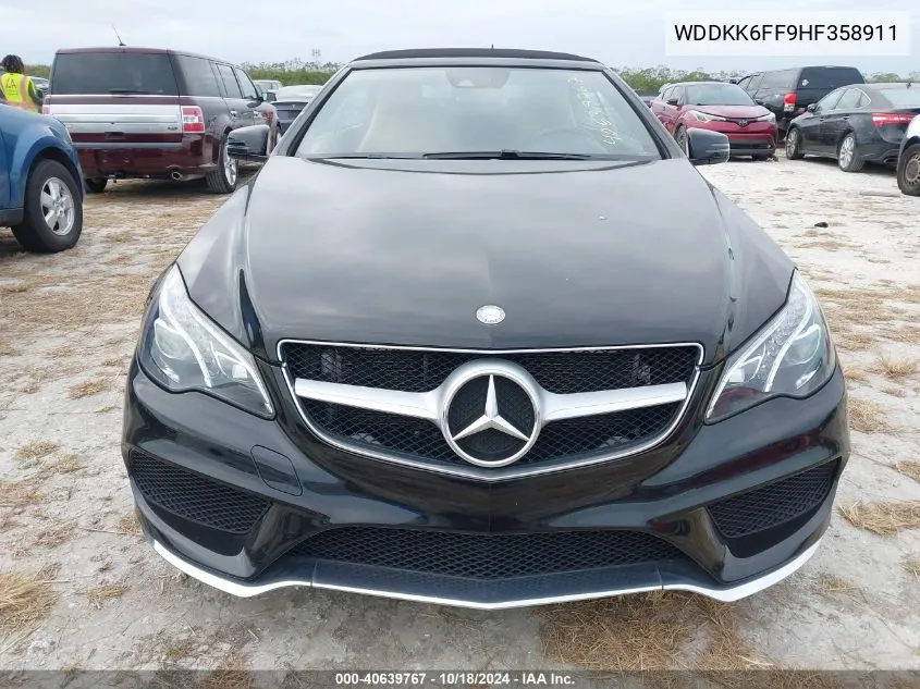 2017 Mercedes-Benz E 400 VIN: WDDKK6FF9HF358911 Lot: 40639767