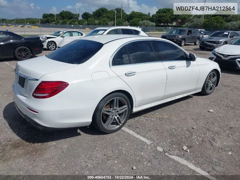 2017 Mercedes-Benz E 300 VIN: WDDZF4JB7HA212564 Lot: 40654753