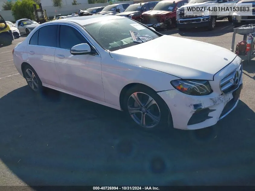 2017 Mercedes-Benz E 300 VIN: WDDZF4JB1HA153883 Lot: 40726994