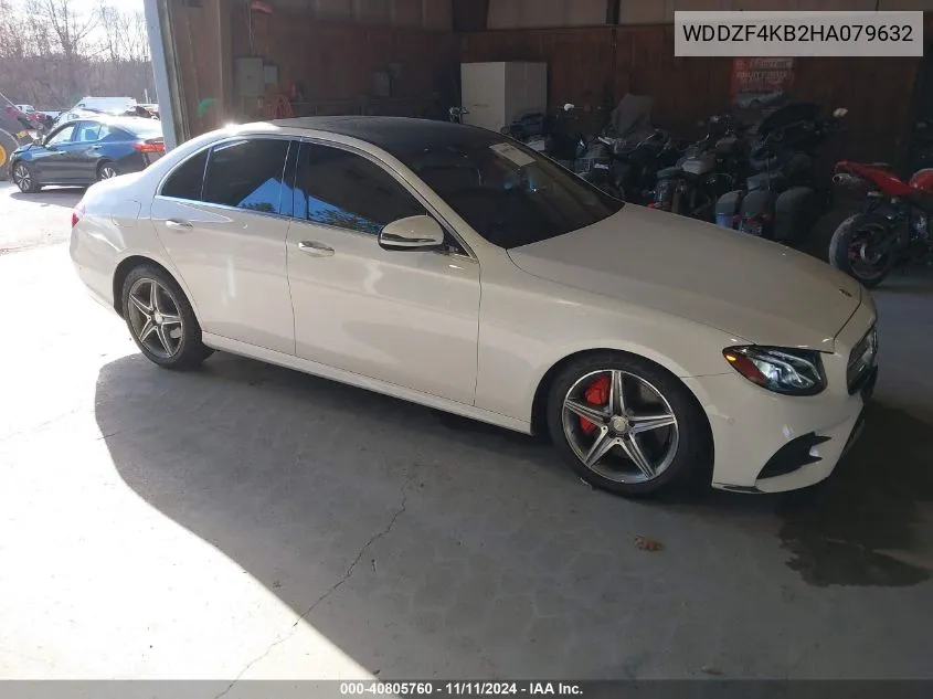 2017 Mercedes-Benz E 300 4Matic VIN: WDDZF4KB2HA079632 Lot: 40805760