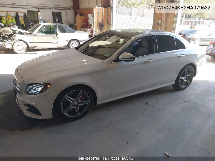 2017 Mercedes-Benz E 300 4Matic VIN: WDDZF4KB2HA079632 Lot: 40805760