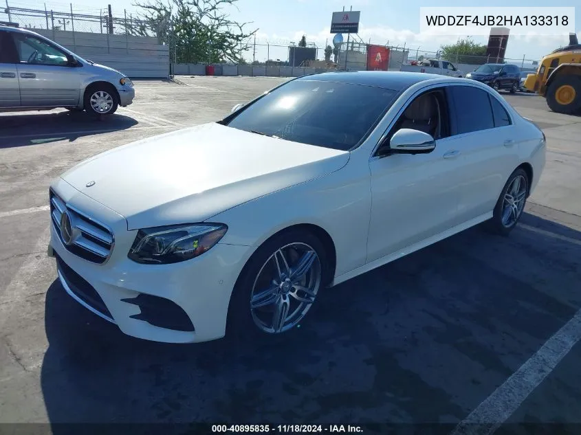 2017 Mercedes-Benz E 300 VIN: WDDZF4JB2HA133318 Lot: 40895835