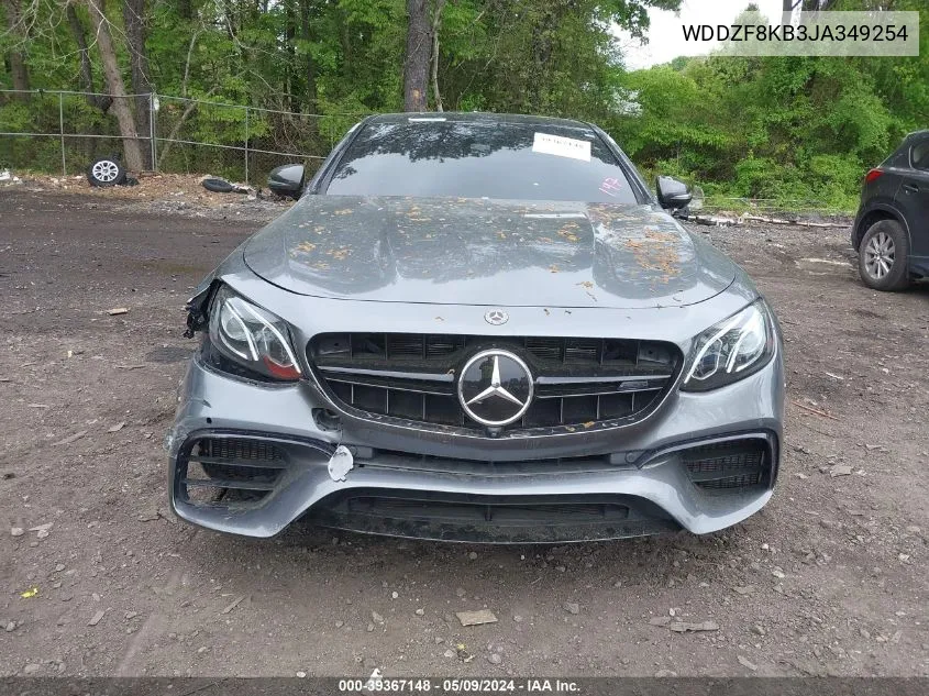 2018 Mercedes-Benz Amg E 63 S 4Matic VIN: WDDZF8KB3JA349254 Lot: 39367148