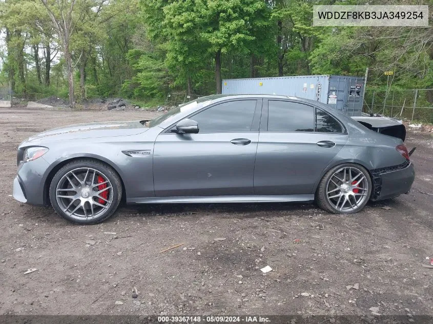 2018 Mercedes-Benz Amg E 63 S 4Matic VIN: WDDZF8KB3JA349254 Lot: 39367148