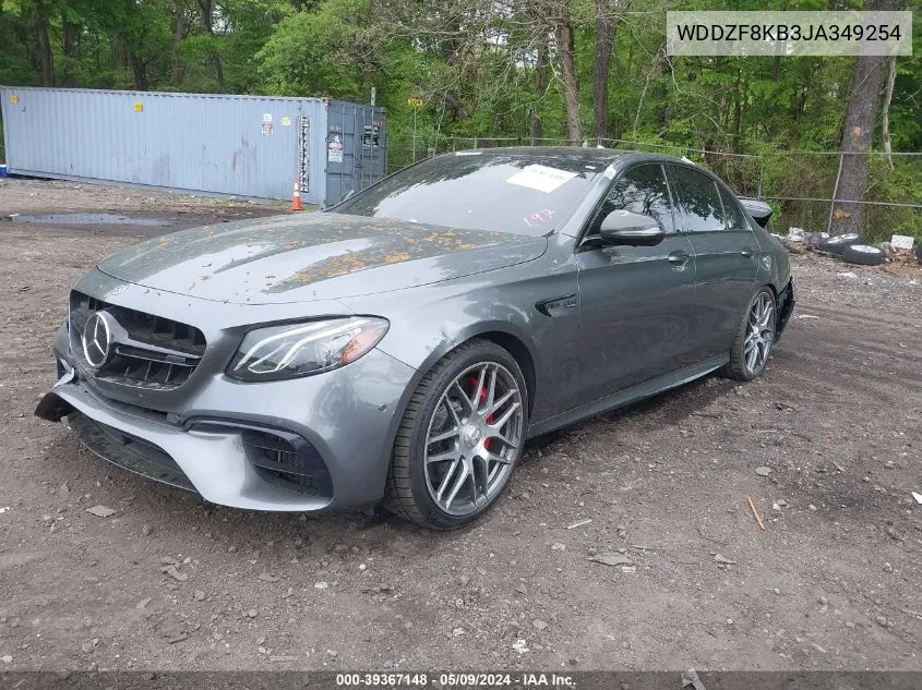 2018 Mercedes-Benz Amg E 63 S 4Matic VIN: WDDZF8KB3JA349254 Lot: 39367148