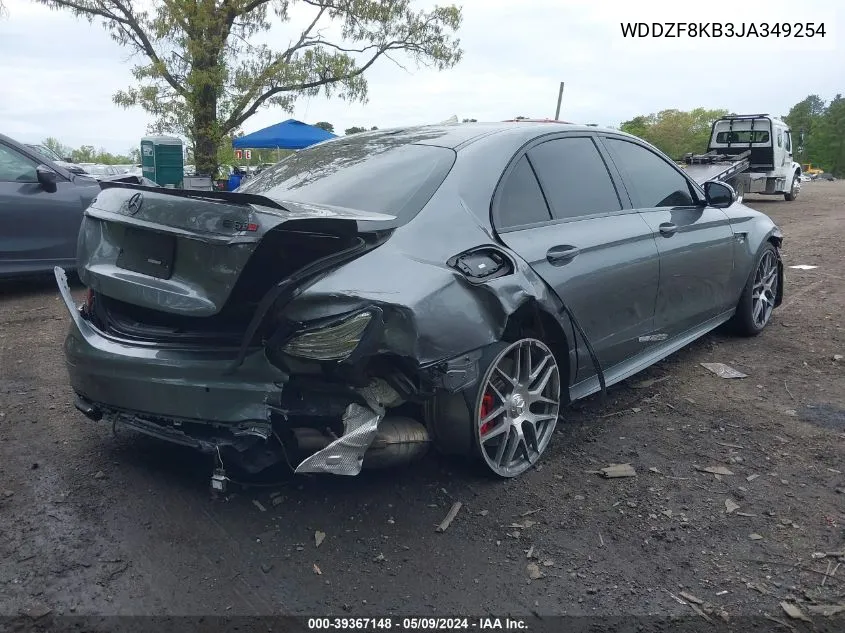 2018 Mercedes-Benz Amg E 63 S 4Matic VIN: WDDZF8KB3JA349254 Lot: 39367148