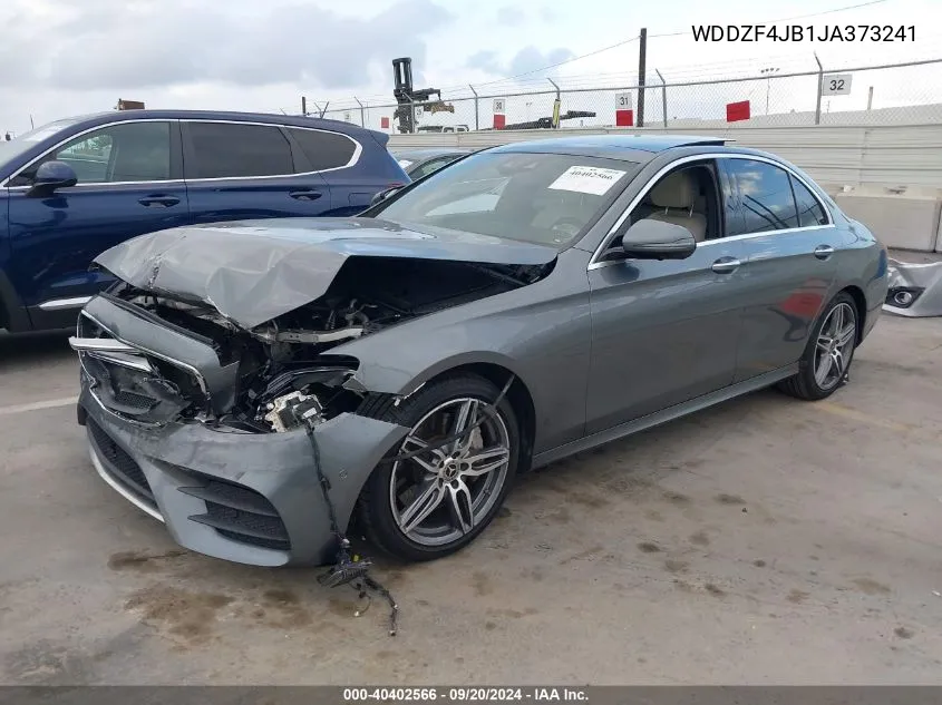 2018 Mercedes-Benz E 300 VIN: WDDZF4JB1JA373241 Lot: 40402566