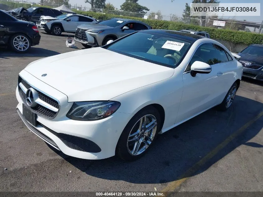 2018 Mercedes-Benz E 400 VIN: WDD1J6FB4JF030846 Lot: 40464128