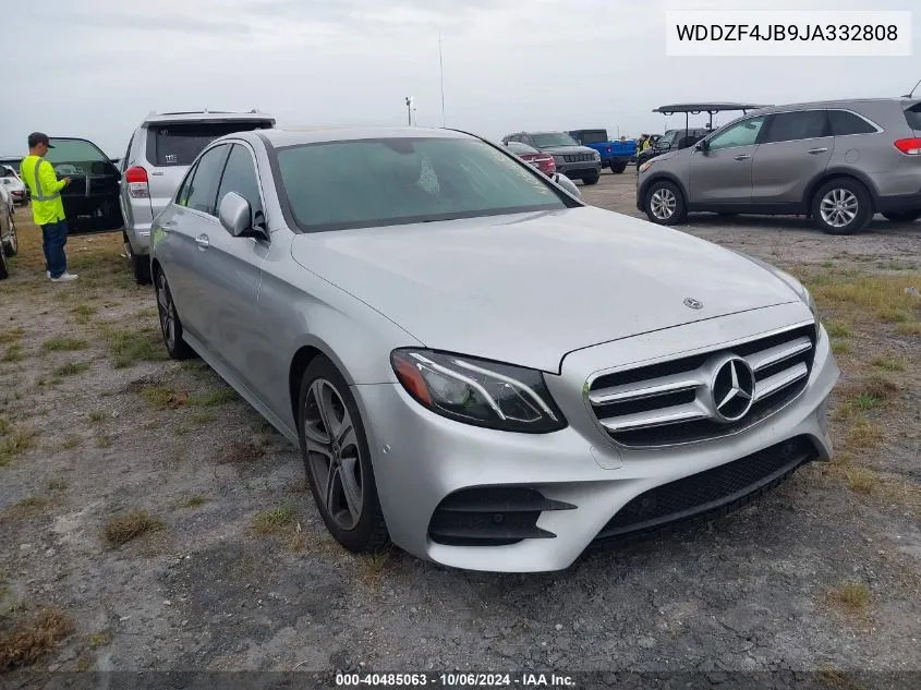 2018 Mercedes-Benz E 300 VIN: WDDZF4JB9JA332808 Lot: 40485063