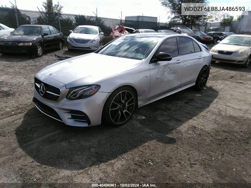 2018 Mercedes-Benz Amg E 43 4Matic VIN: WDDZF6EB8JA486593 Lot: 40496961