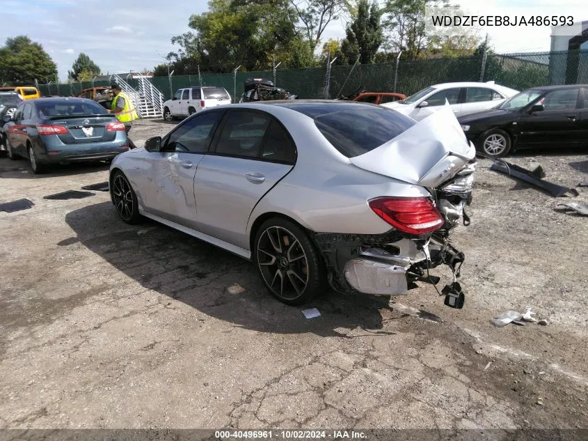 2018 Mercedes-Benz Amg E 43 4Matic VIN: WDDZF6EB8JA486593 Lot: 40496961