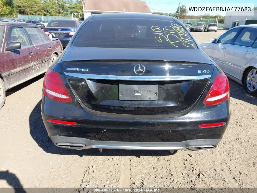 2018 Mercedes-Benz Amg E 43 4Matic VIN: WDDZF6EB8JA477683 Lot: 40577576