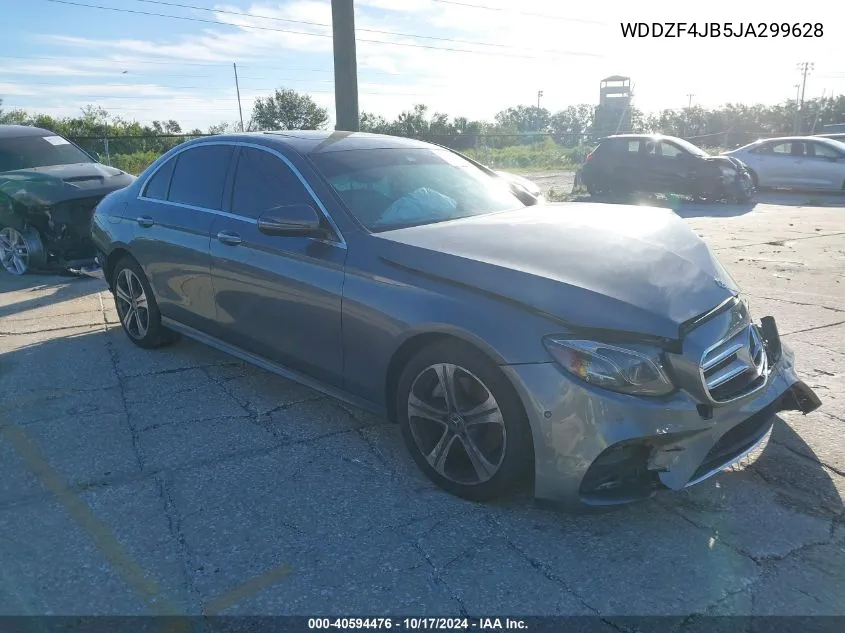 2018 Mercedes-Benz E 300 VIN: WDDZF4JB5JA299628 Lot: 40594476