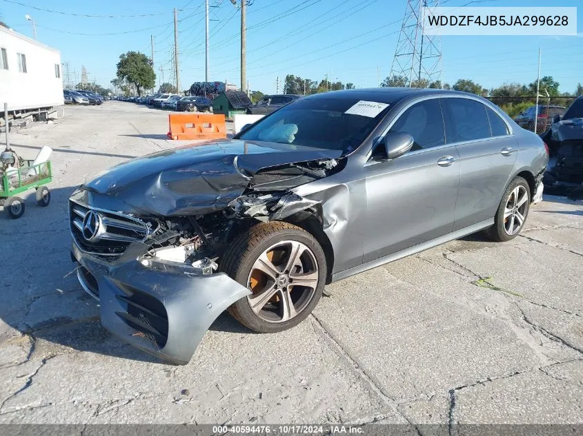 2018 Mercedes-Benz E 300 VIN: WDDZF4JB5JA299628 Lot: 40594476