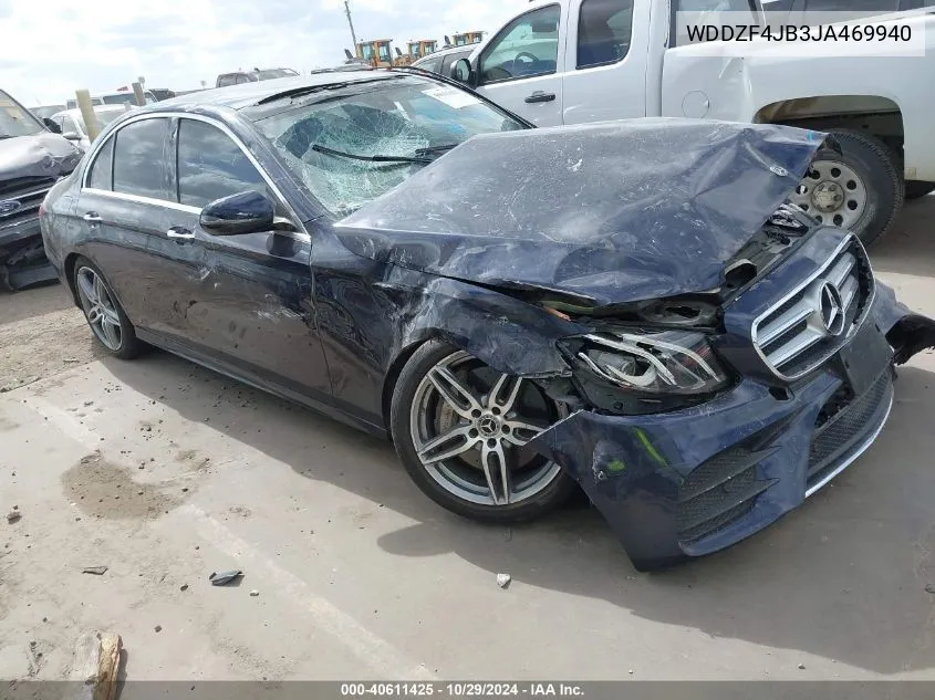 2018 Mercedes-Benz E 300 VIN: WDDZF4JB3JA469940 Lot: 40611425