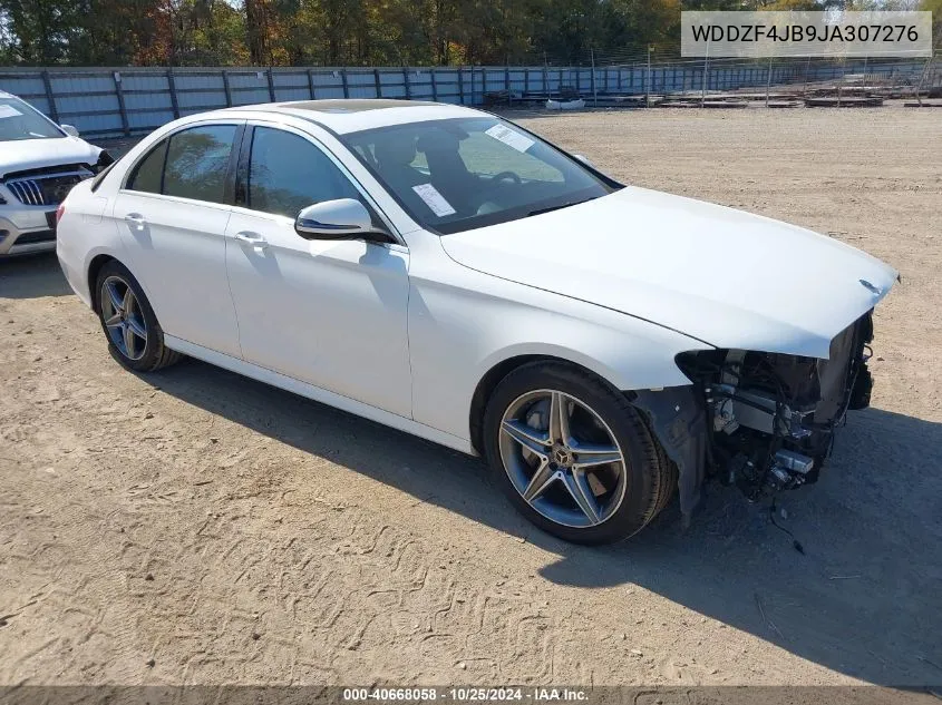 2018 Mercedes-Benz E 300 VIN: WDDZF4JB9JA307276 Lot: 40668058