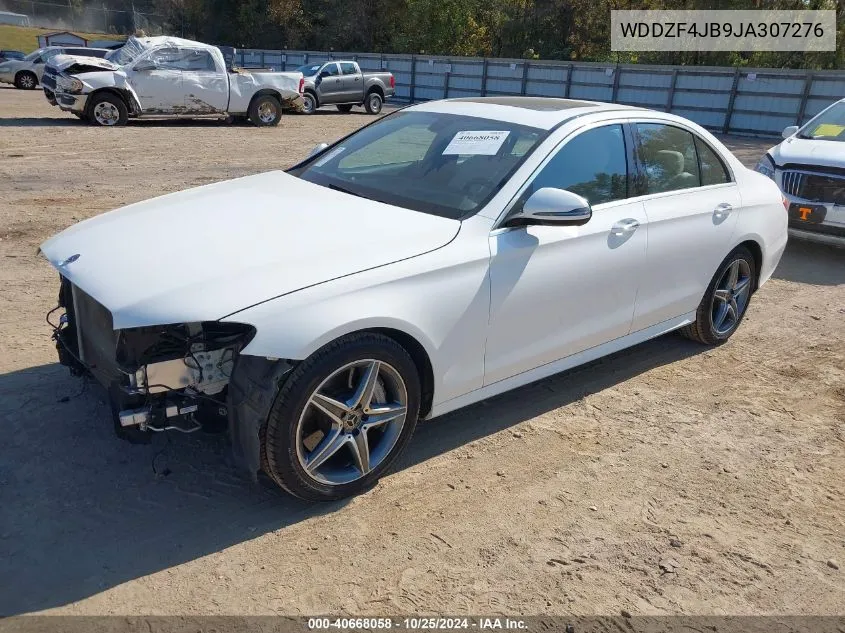 2018 Mercedes-Benz E 300 VIN: WDDZF4JB9JA307276 Lot: 40668058