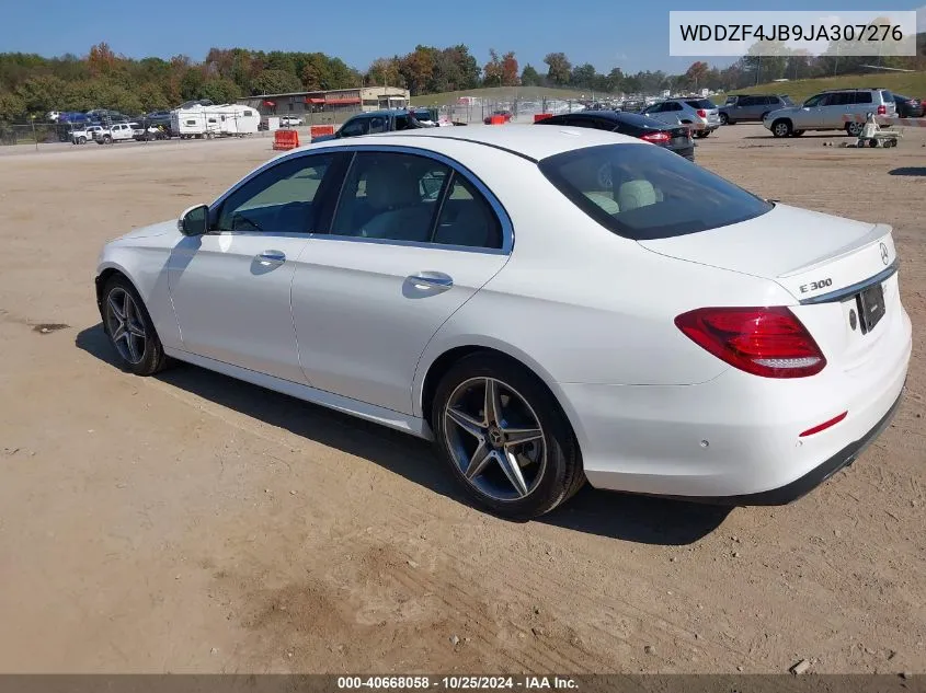 2018 Mercedes-Benz E 300 VIN: WDDZF4JB9JA307276 Lot: 40668058