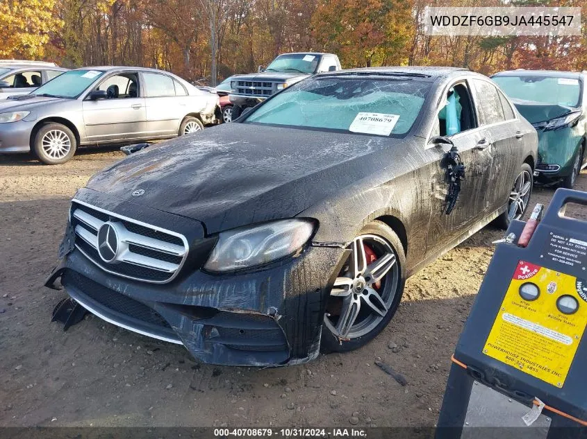 2018 Mercedes-Benz E 400 4Matic VIN: WDDZF6GB9JA445547 Lot: 40708679